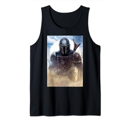 Mandalorian Dusk Poster Tank Top Star Wars haut sans manches pour fan de série