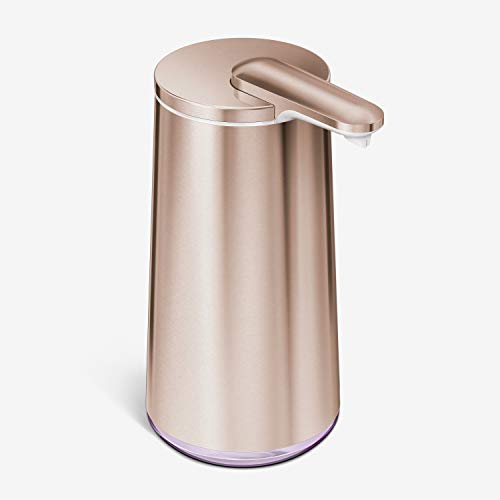 Simplehuman Touch-Free Dispenser With Mandarin Orange Soap 10 Oz. Foam Sensor Pump, 2022 Model, Rose Gold #TOP11