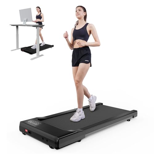 Walking Pad Treadmill with Incline and Handle bar, 3.0HP Small Foldable Treadmills for Home with APP...