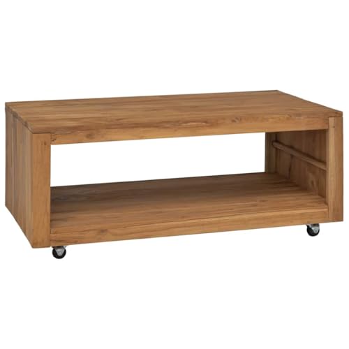 Meuble bas rustique en teck massif pour salon contemporain chic - 2