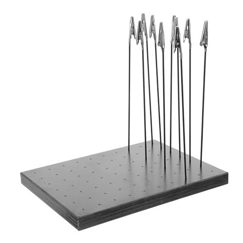 Support pour pinces à colorier avec pinces crocodile et tige de peinture pour maquette