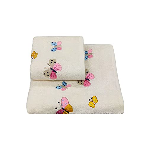Set Asciugamani Bagno in Spugna 3 + 3 Botticelli Home Trapani Vari Col - Ruocco Store