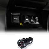 適合ランドクルーザープラド 120 150 200 2003-2023 QC3.0 USB カーチャージャー For Land Cruiser Prado 120 LC120 LC150 LC200 FJ200 ライター内部アクセサリー (LC120 2003-2009)