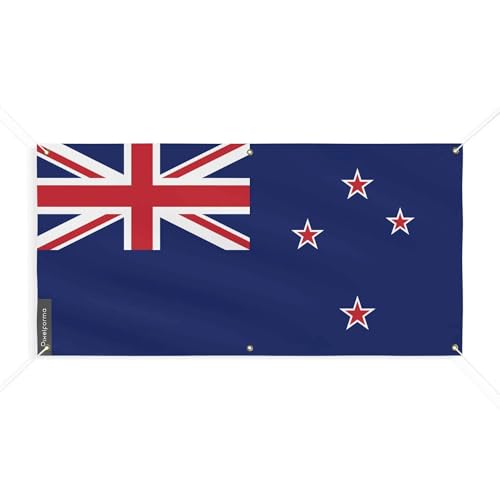 Drapeau de la Nouvelle-Zélande 180x360cm pour supporter les All Blacks