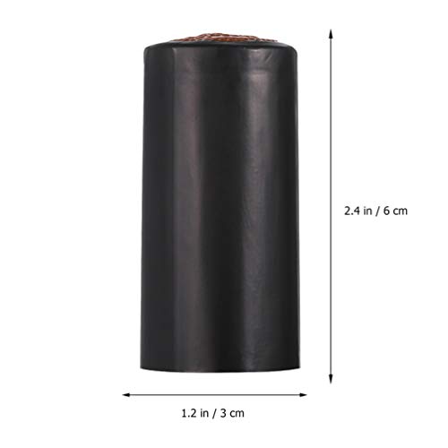 Cápsulas termoencogibles de vino de acabado elegante negro para un taponado impecable de botellas 7