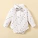 TALENTBABY Baby Boy Clothes, Newborn Boys Gentleman Outfits 0-3 Months, Dress Shirt + Suspenders Pants + Bowtie, Toddler Infant Boy Suits