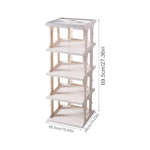 Rangement chaussures pour dortoir pliable et étagère de salon compacte - 6