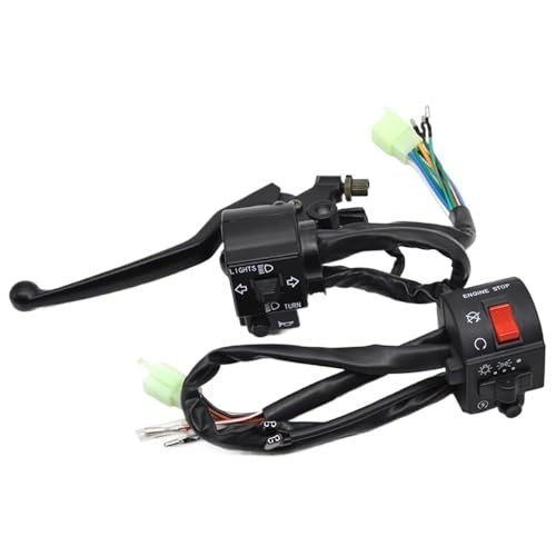 Commande de guidon moto avec bouton de démarrage clignotant Suzuki GN125 - 2