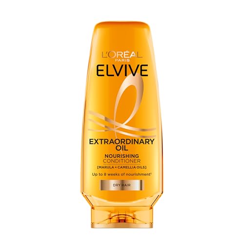 LOréal Paris Elvive Extraordinary Oil Nourishing Conditioner With Marula & Camellia Oils Restores Lipids For 90% Instant Nourishment 8 Weeks Of Shine 500ml