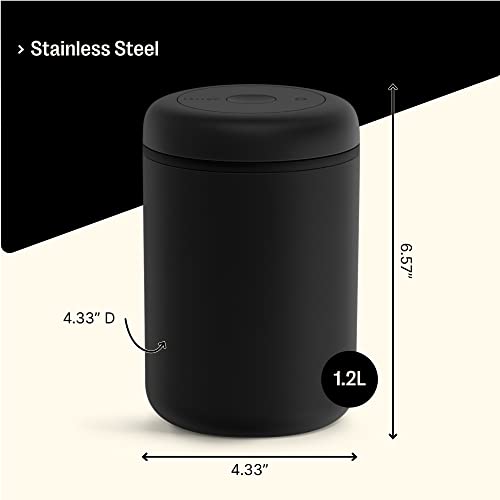 Fellow Atmos 1.2L Airtight Vacuum Coffee Canister - Matte Black