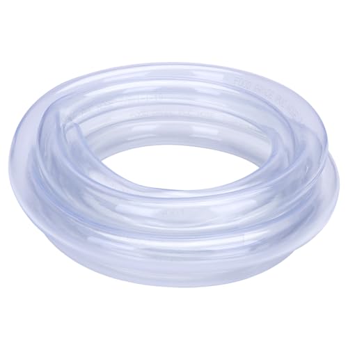 DERNORD PVC Tubing 7/8"ID X 1-1/10"OD Flexible Clear Vinyl Hose 10 Feet for Food Grade
