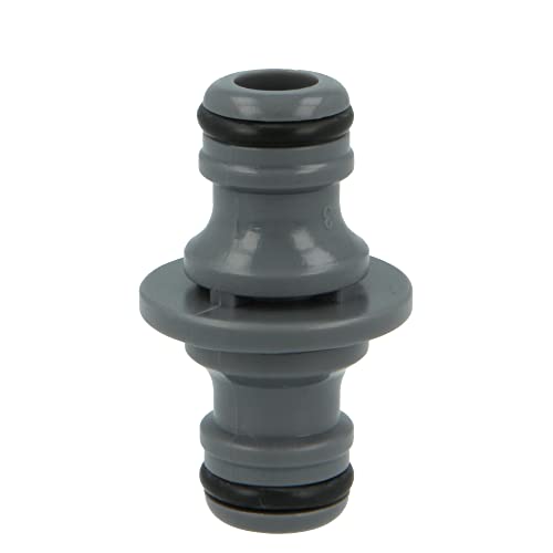 Amig - Manchon Pour Raccorder 2 Durites | Connexion Rapide Et Facile Pour Les Tuyaux D'Eau De Jardin | Joindre 2 Tuyaux Avec Connecteurs Femelles | Plastique Abs | Gris