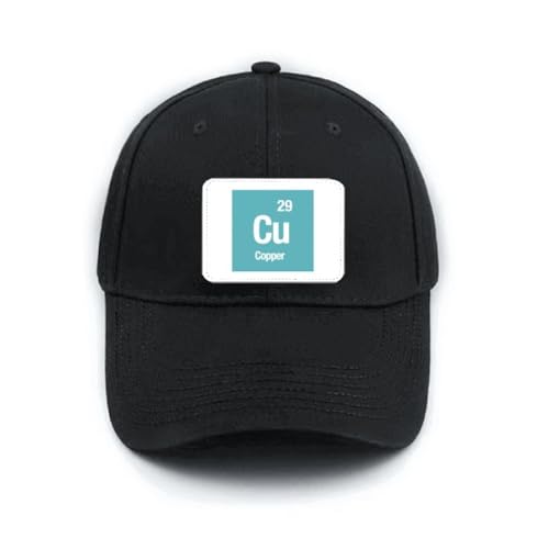 Casquette Cu Copper noir style décontracté pour le quotidien