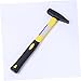 DOITOOL 300g Hammer Shock-absorbing Plastic Coated Handle Fitter Tool for Fabrication and Woodworking Construction