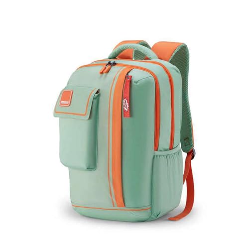 Image of American Tourister Sest 3.0 Style 02, Large 3 Compartment Backpack, 30L with Spacious Interiors Bags For School, Office, College, Gift For Men & Women - Green