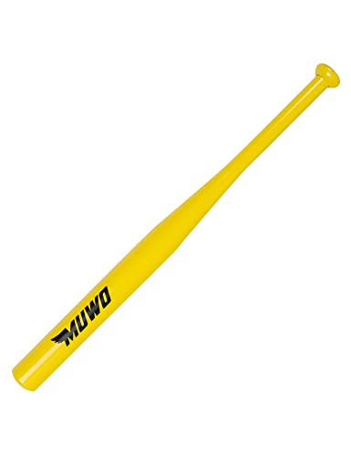 Bate de béisbol de acero de aleación amarillo de 71 cm y 980 g para entrenar