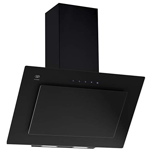 La Mejor Recopilación de Campana de Pared , tabla con los diez mejores. 47 AVERA Campana de Cocina 90cm para PARED, Acero Inoxidable y Vidrio Templado Negro, 3 Velocidades de Succión, Panel Digital-Tactil, Iluminacion Led, Filtros Metalicos Lavables y...