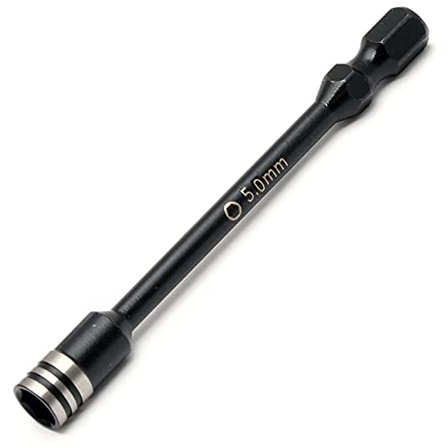 Nut Driver Bit 1/4" Steel Drive Tip (5.0mm)