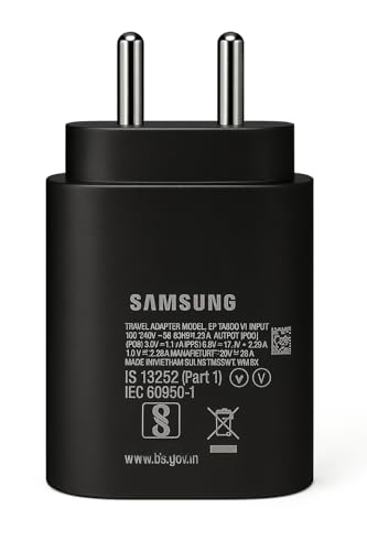 Image of Samsung Galaxy 25W PD 3.0 Charger USB Type C Adapter for Samsung Galaxy M06|F06|M16| F16|M05|M35|F05| A06|A16|M55s | Z Fold 7 /6 /5 /4,Z Flip6 /5 /4, S25 /S24 /S24+ /S24 Ultra, S23 /S23 | Fast Charging, Black