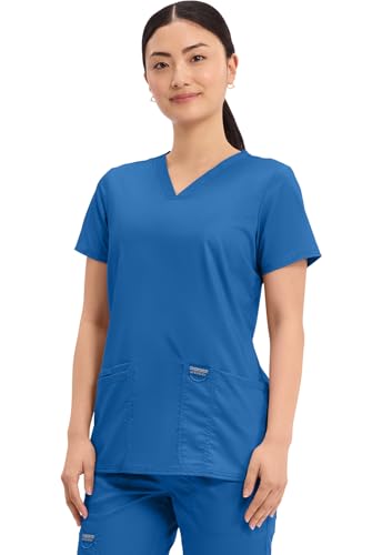 Image of Cherokee Medical Women's Scrub Top V-Neck Modern Classic Fit with 3 Pockets, Ultra Soft and 2-Way Stretch Fabric - WW620