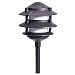 Paradise Laurentide Low Voltage 11W/12V 3 Tier Walklight, GL22764, Black