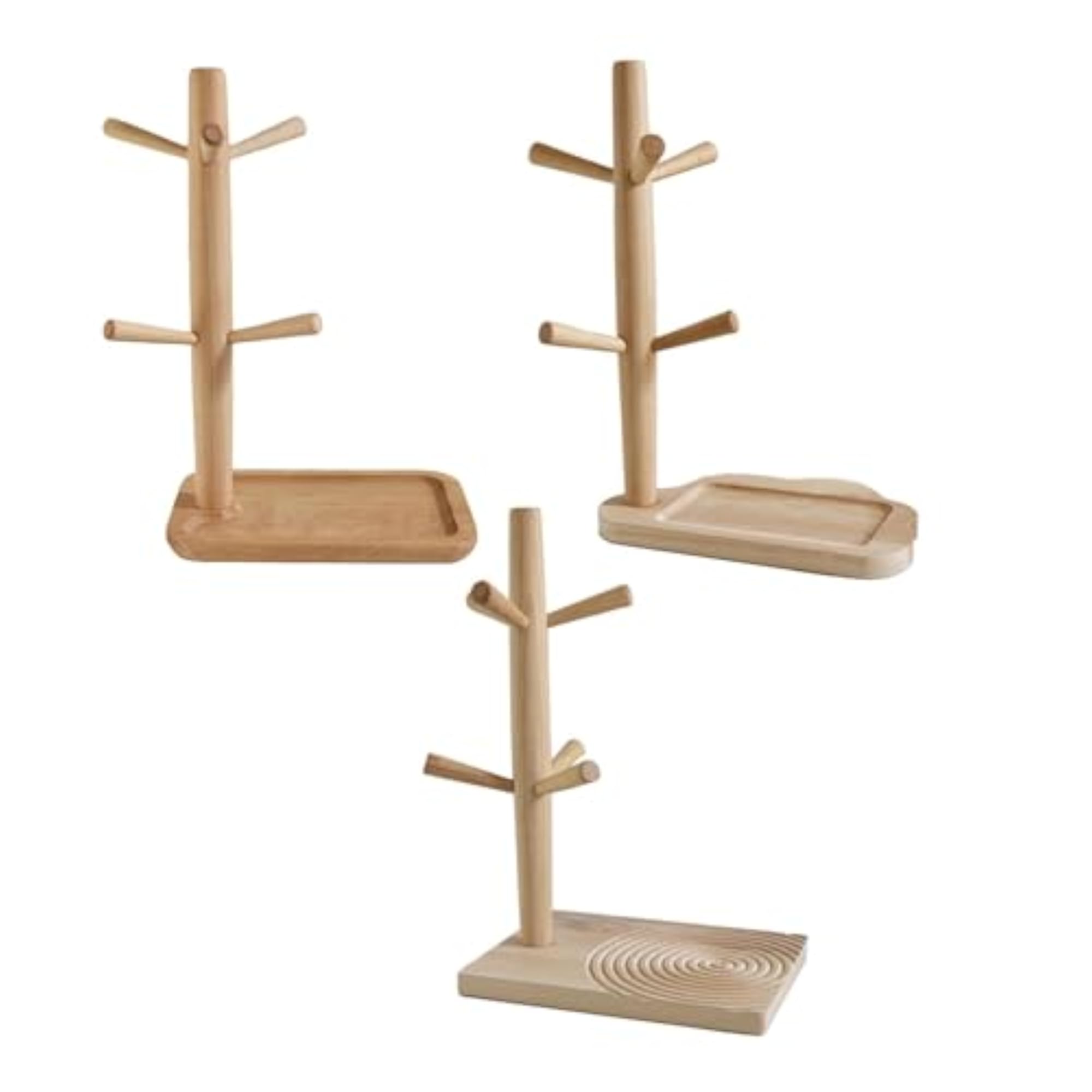 Wood Key Tray Entryway Organizer Catchall for Phone