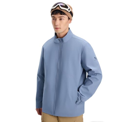 TYSON WOLF Men's Rain Jacket Waterproof Lightweight Rain Shell Raincoat for Golf Hiking Travel Cycling Windbreakers — view 2