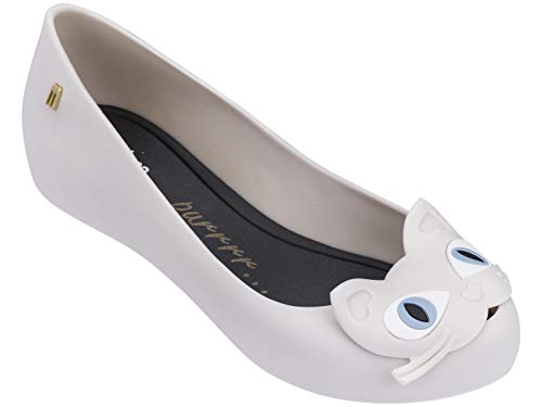 melissa Ballerina Frau Detail Katze 32505 Ultragirl Cat II Hergestellt in Brasilien - Weiß, 37 EU
