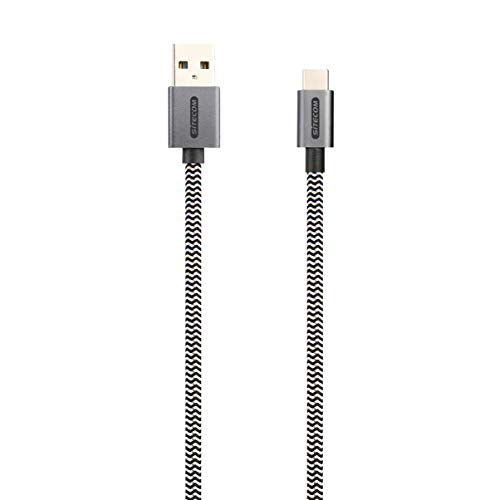 CA-033 | USB-C auf USB-A Charge & Sync Nylon Kabel 2 M - für Samsung Galaxy, ChromeBook, MacBook, Huawei P30/P20, Google Pixel, Sony Xperia