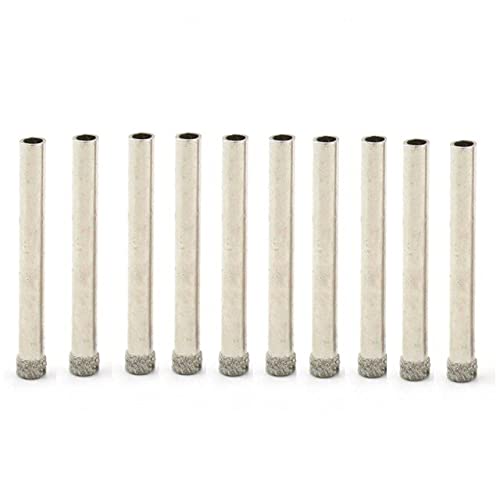 Brocas de núcleo diamantadas, juego de 10 piezas de 5 mm para perforar vidrio, mármol y baldosas miniatura 1