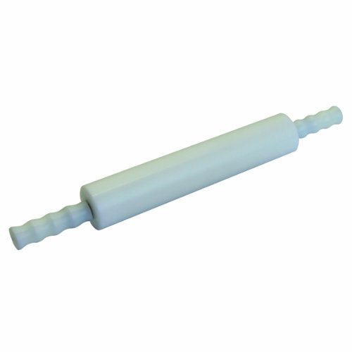 Teigrolle Rollholz Wellholz Vollkunststoff (PE) Edelstahlwelle 50 cm ø 8 cm 3,4 kg Profiqualität