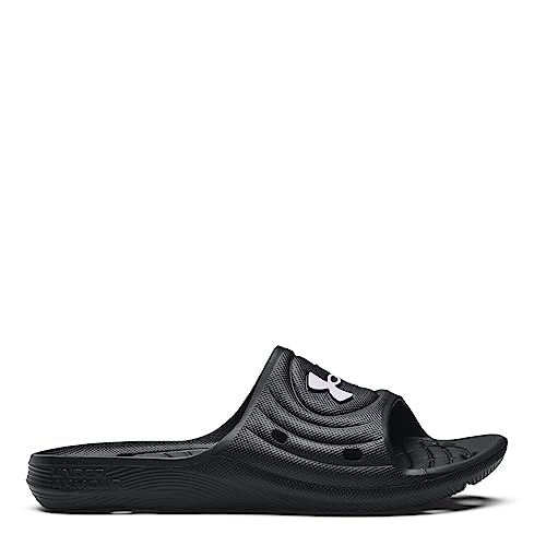 Under Armour Ua B Locker Iv Sl, Slides Niños, Black Black White, 35 EU