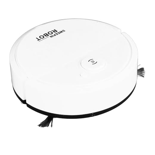 Aspirador de pó robô Com Sucção Poderosa, Varredor de Esfregão Automático Sem Fio para Pêlos de Animais Domésticos, Limpeza Diária de Piso Duro, Aspirador Robótico de Varredura