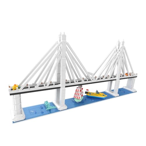 Image of LULUFUN Building Block Set, World Famous Bridge Model Block Kit, Architecture Mini Building Toy Gifts for Kids and Adults (2950pcs)