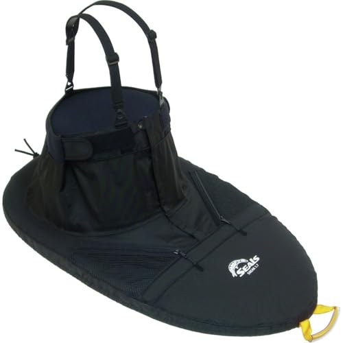 Seals Sneak Zippered Spray Skirt, 1.2, Black