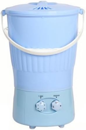 Portable Mini Washing Machine - Compact Semi-Automatic Laundry Washer with Rotary Timer, Space-Saving Design for Home, Dorm, Apartment, RV, Travel, Outdoor Use (Purple)