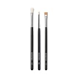 Morphe Definition Eye Makeup Brush Trio - Eyeshadow Brush Set for Blending, Precision and Definition - Includes M431, M432, M433 - For Cream or Powder Eyeshadow and Eyeliner (3 Count)