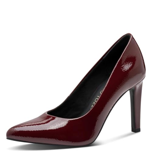 Marco Tozzi Damen Pumps Spitz Elegant, Rot (Chianti Patent...