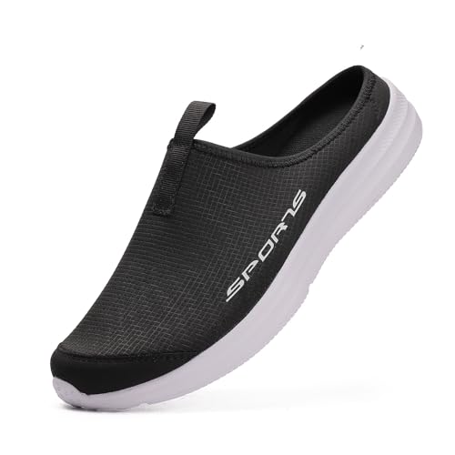 Four-Season Style - Large Size Half-Trousers Sports Shoes. Breathable and Comfortable. One-Heel on. Casual wear Suitable for Outdoor Activities and Daily use.2