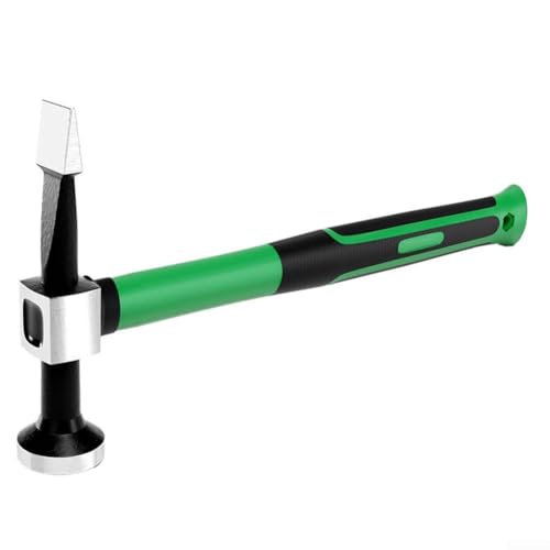 Martillo de cepillado de carrocería de 315 mm con cabezas planas, cuadradas y puntiagudas de precisión, martillo de metal para dar forma a chapa metálica y reparación de carrocerías de automóviles