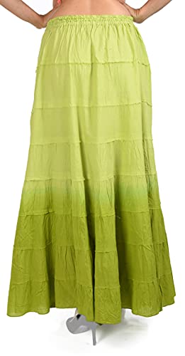 Flowy 8 Tiered Ombre Tie Dye Broomstick Skirt | Reg and Plus Size3