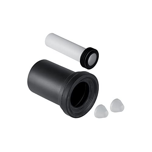 Geberit - Juego De Conexión Geberit Para Inodoro Suspendido, Longitud 18,5 Cm: D90 Mm D1=45Mm Blanco Alpino (152.426.11.1)