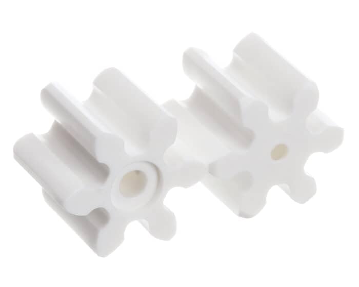 3.8 in. Plastic Impeller Set White