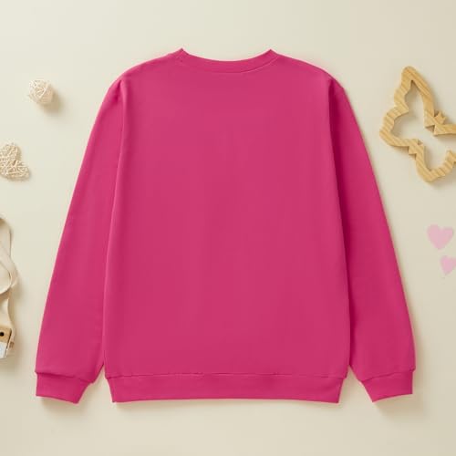 Mommy and Me Matching Outfits Cute Bow Mama and Mini Long Sleeve Crewneck Sweatshirt Tops Mother Baby Matching Clothes3