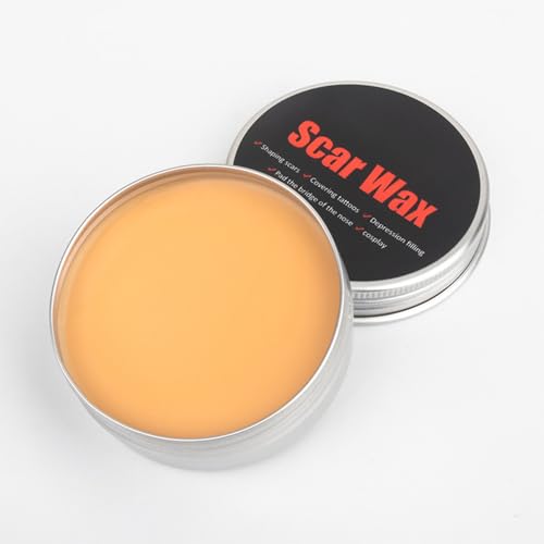 Scar Wax für Halloween Makeup - Realistische Wundformungsrequisiten Narben Wachs - Geeignet für SFX Make Up Cosplay Karneval Halloween Wunden Zombie Make-Up - Heller Hautton (#01 Hell)