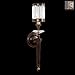Fine Art Lamps 605750-2ST Eaton Place Wall Sconce, Silver
