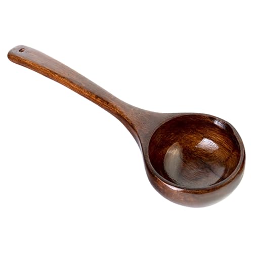 Perfk サウナレードル 多目的 実用的 木製 レードル スプーン 家庭用 ガーデニング