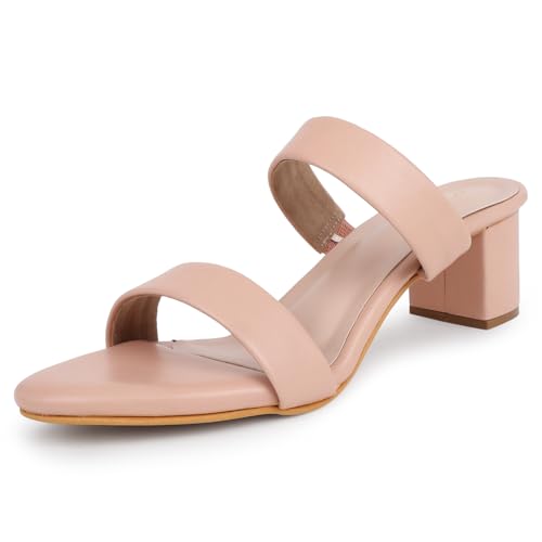 Image of TRASE Block Heels Sandals For Women, Sassy-I Stylish & Comfortable Footwear