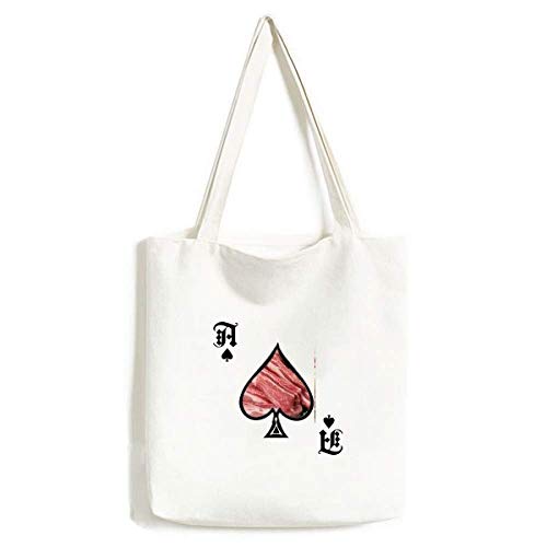 Sac à main viande crue Rib Chop pochette poker spade lavable insolite