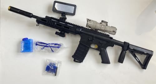 Image of Automatic Gel Blaster Toy Gun for Kids with Gel Blaster Balls Rechargeable Battery Operated Outdoor Electric Target Game Toys for Best Birthday Gift (BG 01)